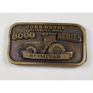 1995 John Deere  8000 Scimitar Tractor Belt Buckle Waterloo LTD Edition 1 of 925